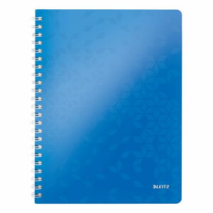 Modrý linajkový blok Leitz A4, 80 strán