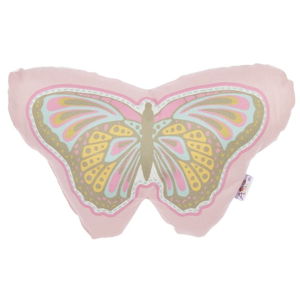Detský vankúšik s prímesou bavlny Apolena Pillow Toy Butterfly, 30 x 18 cm