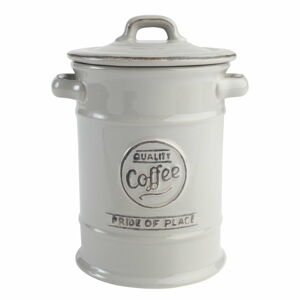 Sivá keramická dóza na kávu T&G Woodware Pride of Place