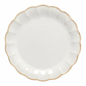 Biely kameninový dezertný tanier Casafina, ⌀ 23 cm