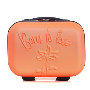 Oranžový kozmetický kufrík LPB Julianna, 10,3 l