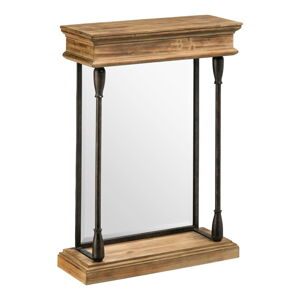 Nástenné zrkadlo s dreveným rámom 50x70 cm Tribeca – Premier Housewares