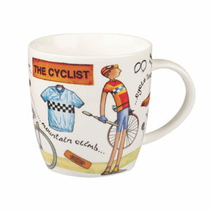 Hrnček z porcelánu Churchill China At Your Leisure The Cyclist, 400 ml