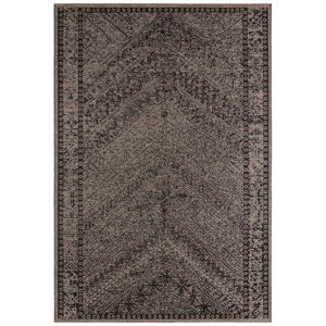 Hnedo-černý vonkajší koberec Bougari Mardin, 200 x 290 cm