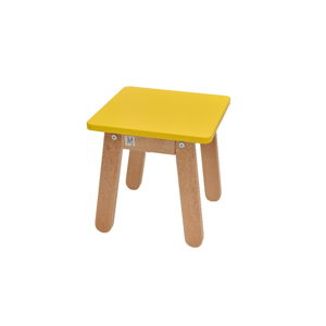Žltá detská stolička BELLAMY Woody