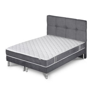 Sivá posteľ s matracom Stella Cadente Maison Syrius, 160 × 200 cm
