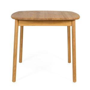 Jedálenský stôl z olejovaného dubového dreva Askala Naos, 85 × 85 cm