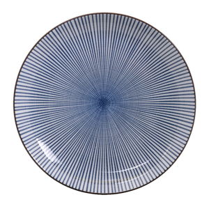 Modrý porcelánový tanier Tokyo Design Studio Yoko, ⌀ 15,5 cm