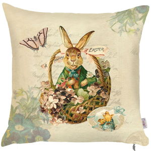 Obliečka na vankúš Apolena Easter Rabbit, 43 × 43 cm
