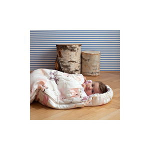 Detský spací vak Bartex Ružové zvieratká, 70 × 200 cm