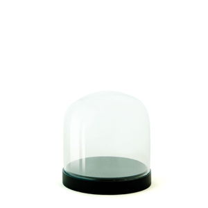Sklenená vitrínka Wireworks Pleasure Dome Black, 13 cm