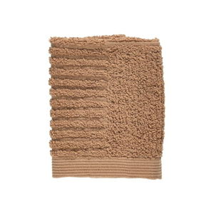 Jantárovohnedý uterák zo 100% bavlny na tvár Zone Classic Amber, 30 × 30 cm