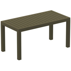Hnedý záhradný konferenčný stolík Resol Click-Clack, 90 x 45 cm