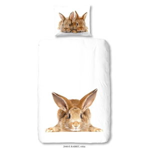 Detské bavlnené obliečky Good Morning Rabbit, 140 × 200 cm