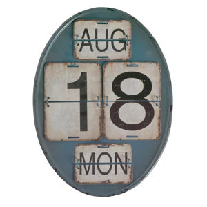 Modrý nástenný kalendár Geese Time