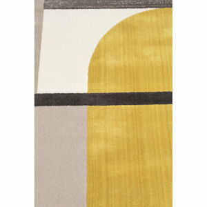 Žlto-sivý koberec Zuiver Hilton, 200 x 290 cm