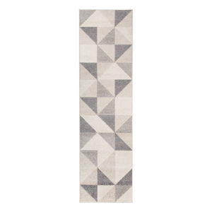 Sivo-béžový koberec Flair Rugs Urban Triangle, 60 x 220 cm