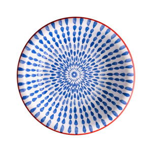 Modrý polievkový tanier z dolomitu Brandani Ginger, ⌀ 21 cm