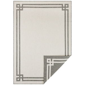 Sivo-krémový vonkajší koberec NORTHRUGS Manito, 80 x 150 cm
