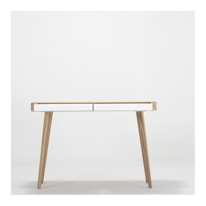 Konzolový stolík z dubového dreva Gazzda Ena, 110 × 42 × 75 cm