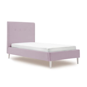Detská fialová posteľ PumPim Mia, 200 × 90 cm