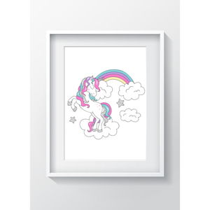 Nástenný obraz OYO Kids Unicorn Adventures, 24 x 29 cm
