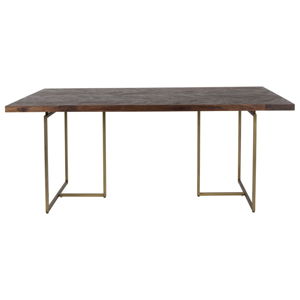 Jedálenský stôl s oceľovou konštrukciou Dutchbone Aron, 180 x 90 cm