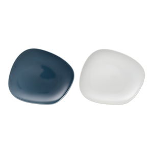 Sada 2 modro-bielych porcelánových tanierov Like by Villeroy & Boch Group
