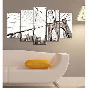 Viacdielny obraz 3D Art Gris Bridge, 102 × 60 cm