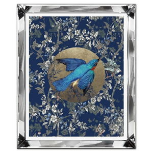 Nástenný obraz JohnsonStyle The Blue Bird, 51 x 61 cm