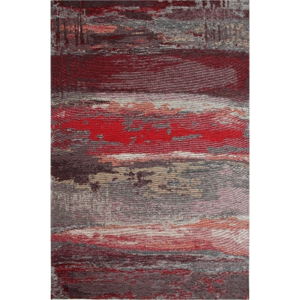 Koberec Eco Rugs Red Abstract, 120 × 180 cm