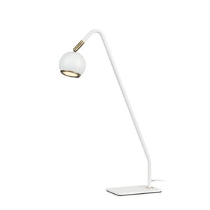 Biela stolová lampa Markslöjd Coco, výška 47 cm