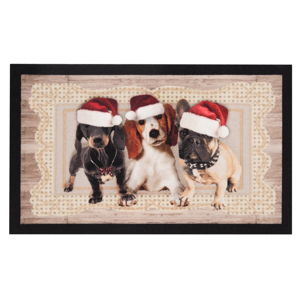 Rohožka Zala Living Christmas Dogs II, 45 × 75 cm