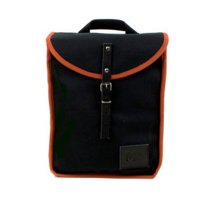 Čierny batoh s oranžovým detailom Mödernaked Orange Heap