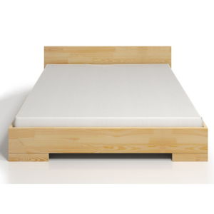 Dvojlôžková posteľ z borovicového dreva SKANDICA Spectrum Maxi, 140 × 200 cm