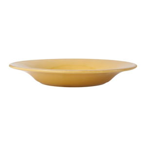 Žltý kameninový polievkový tanier Côté Table Const, ⌀ 27 cm