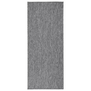 Sivý vonkajší koberec NORTHRUGS Miami, 80 x 350 cm
