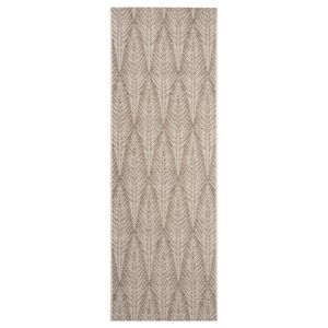 Hnedobéžový vonkajší koberec NORTHRUGS Pella, 70 x 200 cm