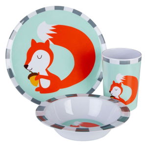 3-dielny detský jedálenský set Premier Housewares Mimo Susie Squirrel
