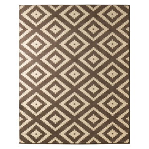 Hnedý koberec Hanse Home Hamleti Diamond Brown, 160 × 230 cm