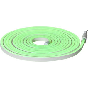Zelená vonkajšia svetelná reťaz Best Season Rope Light Flatneon, dĺžka 500 cm