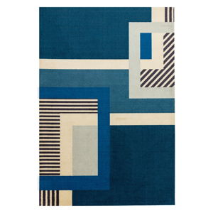 Modrý koberec Asiatic Carpets Riley Gerry, 160 x 240 cm