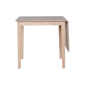 Rozkladací jedálenský stôl z kaučukového dreva Canett Salford, 74 × 75 cm