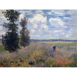 Reprodukcia obrazu Claude Monet - Poppy Fields near Argenteuil, 40 × 30 cm