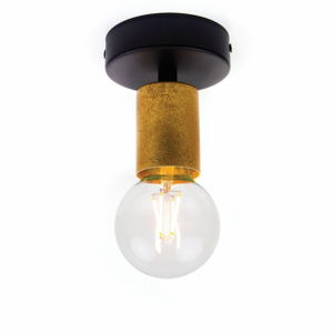 Stropné svietidlo v zlatej farbe Bulb Attack Cero