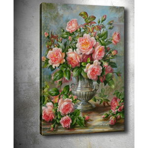 Obraz Tablo Center Fresh Flowers, 40 × 60 cm