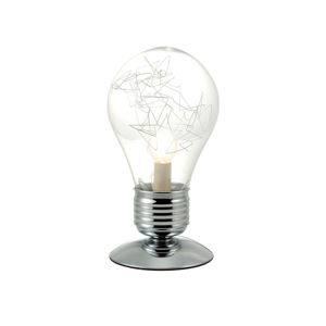 Stolová lampa v tvare žiarovky Brandani, 16 × 31,5 cm