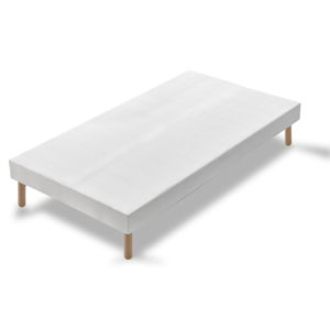 Jednolôžková posteľ Bobochic Paris Blanc, 90 x 190 cm
