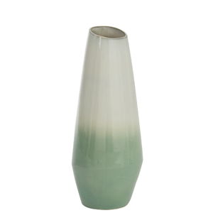 Svetlozelená váza J-Line Botanic, výška 50 cm