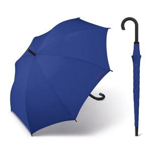 Tmavomodrý tyčový dáždnik Ambiance Esprit, ⌀ 105 cm